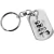 Llavero personalizado acero rectangular