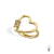 Anillo Rock Heart Ajustable