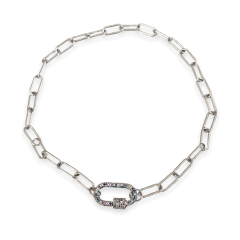 Cadena Sunshine plateada