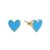 Aros enamel heart (1/2 par) en internet