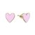 Aros enamel heart (1/2 par) - comprar online