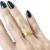 Anillo Tornillos cubics 4mm - BIEF JEWELS