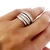 Anillo Eva (2 en uno) talle 14 - BIEF JEWELS