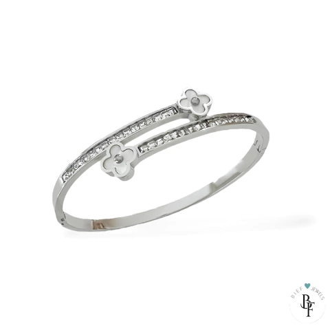 Pulsera Dalia Plateada - comprar online