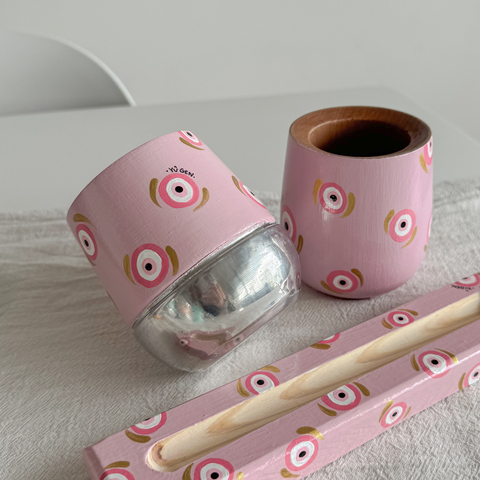 MATE NAZAR ROSA ALUMINIO PERITA - POR ENCARUE