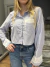Imagen de CAMISA CROP RAYAS FINA (BS03)