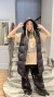CHALECO PUFFER LARGO BLACK (CA36) - tienda online