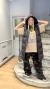 CHALECO PUFFER LARGO BLACK (CA36) - comprar online