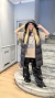 CHALECO PUFFER LARGO BLACK (CA36) en internet