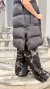 Imagen de CHALECO PUFFER LARGO BLACK (CA36)