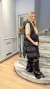 CHALECO PUFFER LARGO BLACK (CA36)