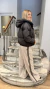CAMPERA/CHALECO 2EN1 ANA BLACK (PUF49) - tienda online