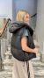 CAMPERA/CHALECO 2EN1 ANA BLACK (PUF49) - comprar online