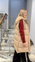CHALECO PUFFER LARGO CAMEL (CA36) - comprar online