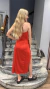 VESTIDO STRAPLE NUDO (D515) - tienda online
