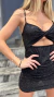 VESTIDO GLITTER TORZADA (486-G) - comprar online