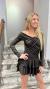 VESTIDO BOTE M/L FRUNCE (539) en internet