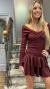 VESTIDO BOTE M/L FRUNCE (539) - comprar online