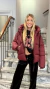 CAMPERA BLOSSOM BORDO (O606) - comprar online