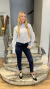 CAMISA MINERVA RAYAS CROP (7606) en internet