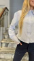 CAMISA MINERVA RAYAS CROP (7606) - tienda online