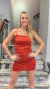 VESTIDO GLITTER FRUNCES SANDRI (480MG)