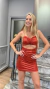 VESTIDO FOIL FRUNCES DANU (723) - Investidas | Venta Online 