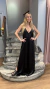 VESTIDO LARGO SATEN V (25-127) en internet