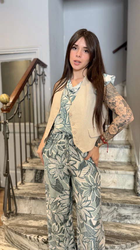 CHALECO LINO ADAN (8135) - comprar online