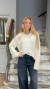 SWEATER MOHAIR V LENTEJUELAS (AA-039) - tienda online