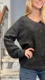 SWEATER MOHAIR V LENTEJUELAS (AA-039) - Investidas | Venta Online 
