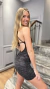 Imagen de VESTIDO GLITTER V FRUNCE (305-G)