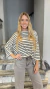 REME BARCELONA RAYAS 3/4 BOTON (7348) - tienda online