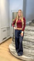 WIDE JEANS FRUNCE (6530) - tienda online