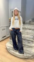 WIDE JEANS FRUNCE (6530) - tienda online