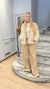 CAMPERA BICOLOR BEIGE (O611) - tienda online