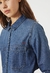 Camisa Maddie Used Dark Blue - comprar online