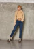 Jeans Recto Desflecado Elastizado _ 39099 - Lo que todas quieren