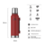 Termo STANLEY Clasico 1.4L Asa Plegable LAVA - pescamarche