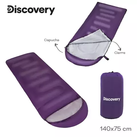 Bolsa de Dormir Infantil Discovery Violeta + Aislante