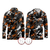 Remera PAYO PATTERN GRIS/NARANJA