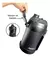 Bidon ACONCAGUA Acero inox 3.2L NEGRO - pescamarche