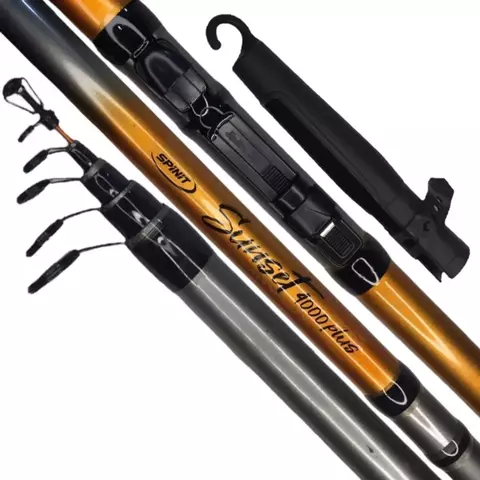 CAÑA SPINIT TELESCOPICA SUNSET PLUS 4,00 MTS FIBERGLASS 5/SEC M/DESCUBIERTO 30/60 GR - comprar online