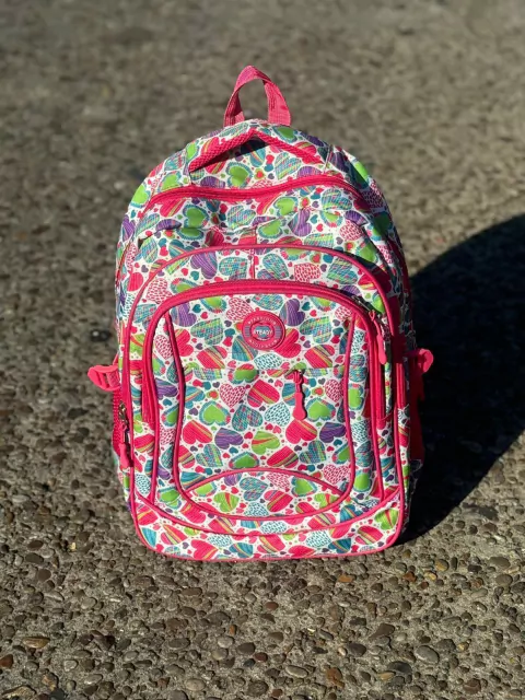 Mochila Infantil Rosa corazones