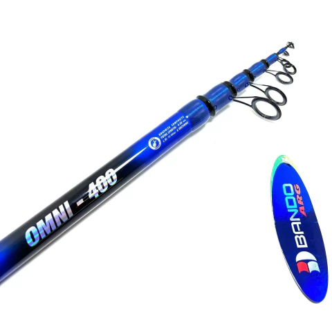 Caña BANDO Telescopica OMNI AZUL 4.00 Mts 15-40grs 6sec 7 philos 90cm/280grs - comprar online