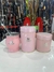Set mate, yerbero, azucarera y mate ROSA BEBE