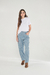 PANTALON MOM DENIM LENTEJUELAS OSSIRA - tienda online
