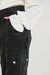 PANTALON CARGO DE PU NEGRO OSSIRA - comprar online
