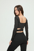 TOP DE MICROFIBRA CUT OUT OSSIRA - tienda online