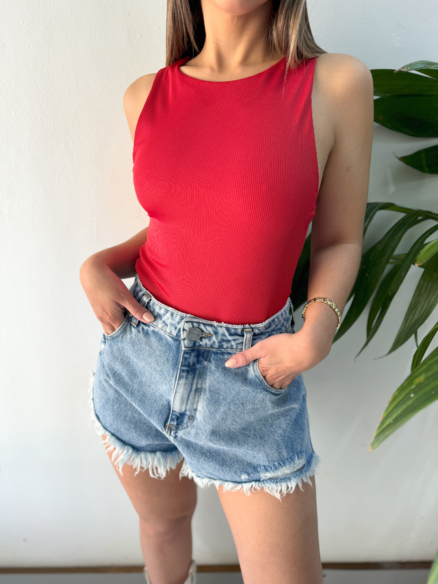 Body Cuello Halter Mini Ribb Noemi Paz thumbnail 2